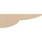 Ekena Millwork 6"W x 36"D x 12"H Thin Crestline Rough Cedar Woodgrain TimberThane Corbel, Primed Tan CORUR06X36X12CRERCPR - alternate 3